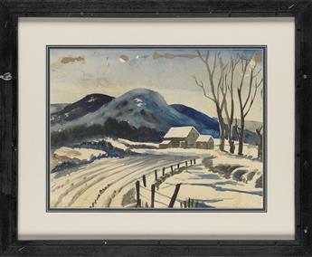 VICTOR HIGGINS Winter Landscape.